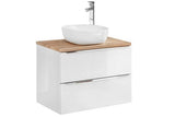 Badmöbel-Set - Capri White - Praktische und effiziente Aufbewahrung. - Milaros Markt