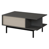 Alsy Couchtisch in Anthrazit / Hellbeige – Ansicht 2
