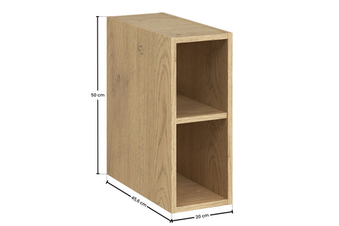 Aufsatzschrank für die Waschtischplatte Dalvira Cremona Eiche 20 × 50 × 44 cm – Ansicht 6
