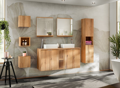 Aufsatzschrank für die Waschtischplatte Novira Coast Evoke Eiche 20 × 57 × 38 cm – Ansicht 5