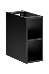 Aufsatzschrank für die Waschtischplatte Santora Schwarz matt 20 × 46 × 44 cm
