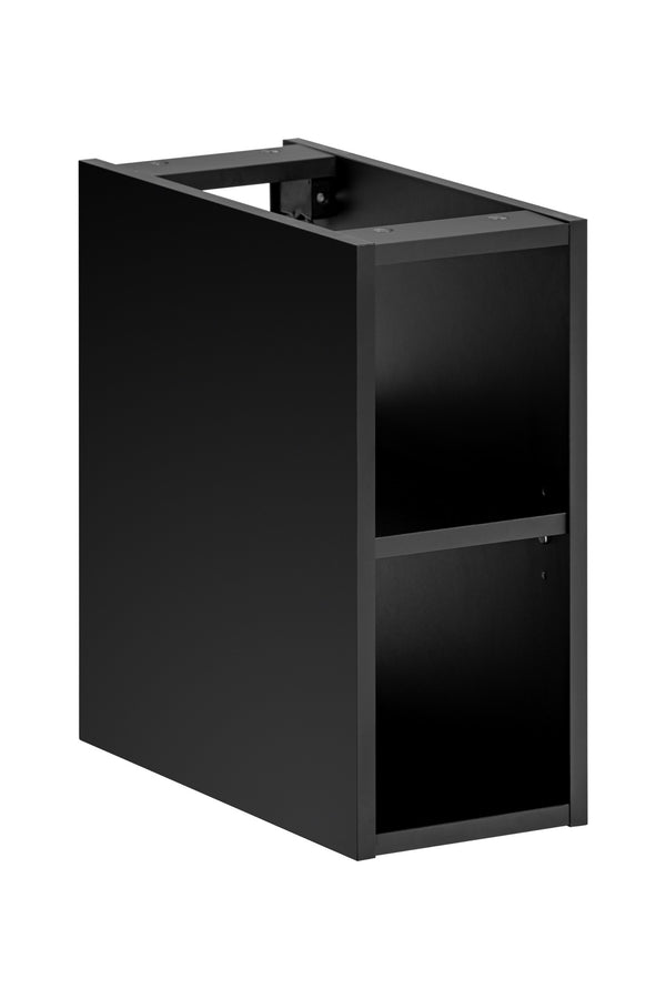 Aufsatzschrank für die Waschtischplatte Santora Schwarz matt 20 × 46 × 44 cm