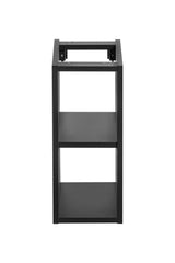Aufsatzschrank für die Waschtischplatte Santora Schwarz matt 20 × 46 × 44 cm – Ansicht 2