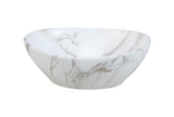 Aufsatzwaschbecken 40,5 × 33 cm – Weiß, matt, oval – Ansicht 2