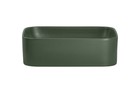 Aufsatzwaschbecken 50,5 × 38 cm – Grün, matt, eckig – Ansicht 2