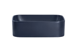Aufsatzwaschbecken 50,5 × 38 cm – Navy Blue Matt, matt, eckig – Ansicht 2