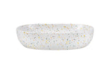 Aufsatzwaschbecken 60 × 41,5 cm – Matt Terrazzo, matt, oval – Ansicht 2