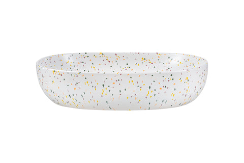 Aufsatzwaschbecken 60 × 41,5 cm – Matt Terrazzo, matt, oval – Ansicht 2