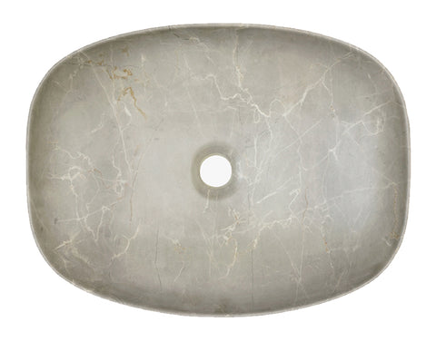 Aufsatzwaschbecken Annea 50,5 × 38,5 cm – matt, oval (Art.-Nr. CO-P-000373) – Ansicht 3