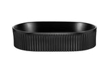 Aufsatzwaschbecken Bellona 48 × 32,5 cm – Schwarz, matt, oval – Ansicht 2