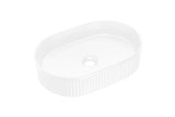 Aufsatzwaschbecken Bellona 48 × 32,5 cm – Weiß, glänzend, oval – Ansicht 5
