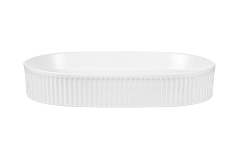 Aufsatzwaschbecken Bellona 56 × 36 cm – Weiß, glänzend, oval – Ansicht 2
