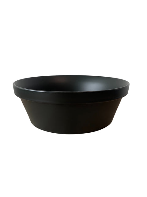 Aufsatzwaschbecken Madea 40 × 40 cm – Schwarz, matt, rund – Ansicht 3