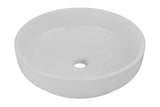 Aufsatzwaschbecken Riva I 40 × 40 cm – Beton hell, matt, rund