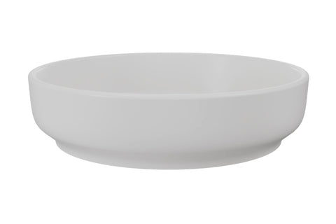 Aufsatzwaschbecken Riva I 40 × 40 cm – Beton hell, matt, rund – Ansicht 2