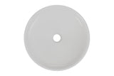 Aufsatzwaschbecken Riva I 40 × 40 cm – Beton hell, matt, rund – Ansicht 3