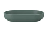 Aufsatzwaschbecken Riva II 55 × 35 cm – Grün, matt, oval – Waldgrün – Ansicht 2