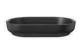 Aufsatzwaschbecken Riva II 55 × 35 cm – Schwarz, matt, oval – Ansicht 2