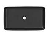 Aufsatzwaschbecken Slima 61 × 34 cm – Schwarz, matt, eckig – Ansicht 3