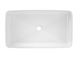 Aufsatzwaschbecken Slima 61 × 34 cm – Weiß, glänzend, eckig – Ansicht 3