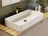 Aufsatzwaschbecken Slima 61 × 34 cm – Weiß, glänzend, eckig – Ansicht 6