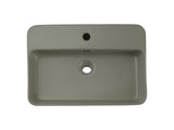 Aufsatzwaschbecken Trusta 55 × 38 cm – Grün, matt, eckig – Ansicht 3