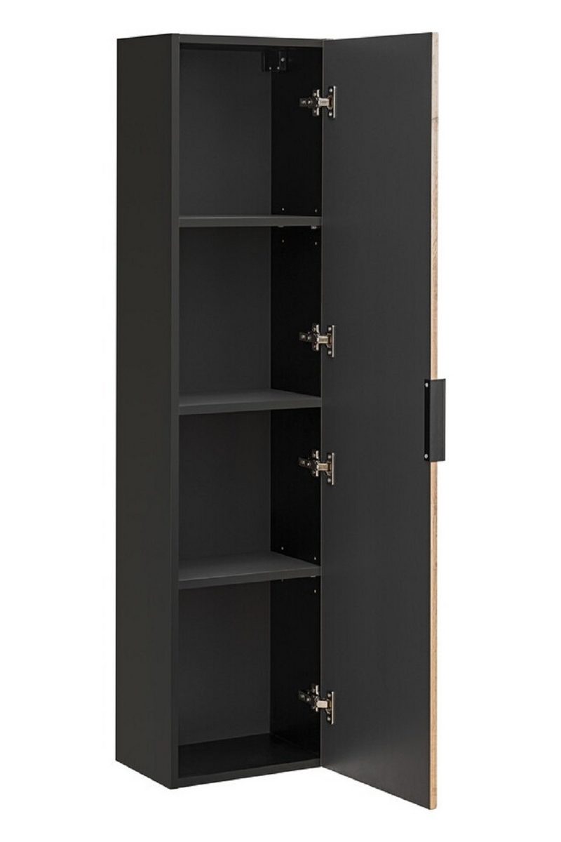 Badmöbel-Set - Xilo X - mit Möbelwaschbecken, Hochschrank & Spiegel - ROYAL24_MARKT