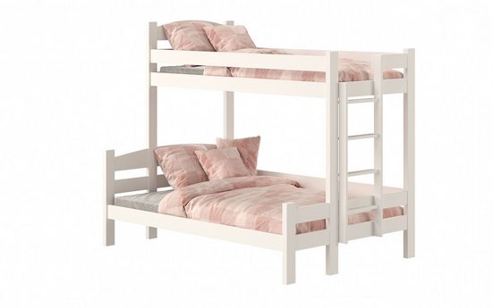 Etagenbett rechts 207 cm - Ökologisch lackiertes Kinderbett.
