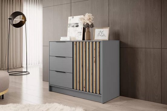 Kommode - Neria - Zuverlässige Kommode für tägliche Nutzung.