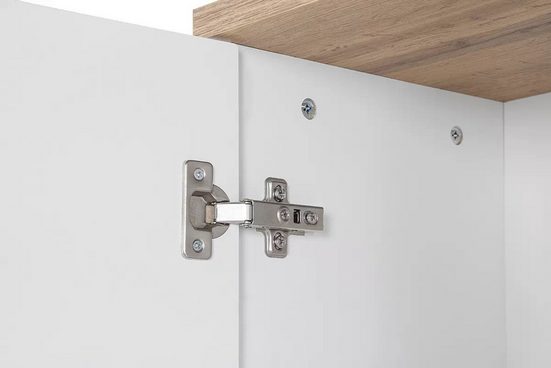 Hochschrank - Badschrank - Bali White - Ordentliche Badezimmerorganisation.