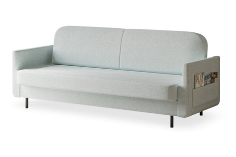 Schlafsofa Cloudy – Hellblau