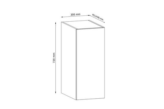 Hängeschrank 30 cm - Langen G30G