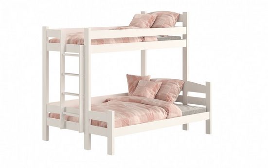Etagenbett links 207 cm  - Ökologisch lackiertes Hochbett für Kinder.