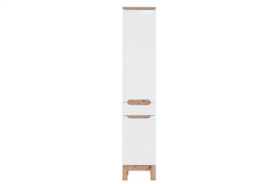 Hochschrank - Badschrank - Bali White - Ordentliche Badezimmerorganisation.