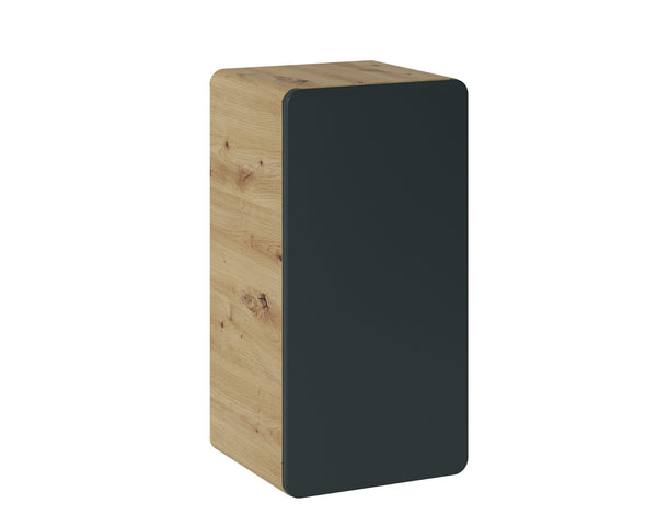 Badezimmer-Hängeschrank Amaris Cosmos Grau 35 × 68 × 32 cm mit 1 Tür