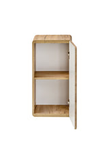 Badezimmer-Hängeschrank Amaris Golden Craft Eiche 35 × 68 × 32 cm mit 1 Tür – Ansicht 2