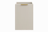 Badezimmer-Hängeschrank Ardena Kaschmir matt 40 × 57 × 46 cm mit Wäschekorb – Ansicht 2