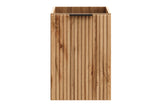 Badezimmer-Hängeschrank Ardena Wotan Eiche 40 × 57 × 46 cm mit Wäschekorb – Ansicht 2