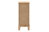 Badezimmer-Hängeschrank Balvina Kaschmir matt 35 × 87 × 33 cm mit 1 Tür und 1 Schublade – Ansicht 4