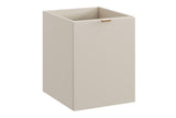 Badezimmer-Hängeschrank Dalvira Kaschmir matt 40 × 50 × 46 cm mit Wäschekorb