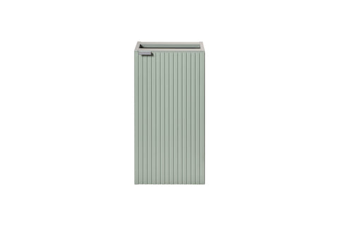 Badezimmer-Hängeschrank Linora Schilfgrün 30 × 57 × 39 cm mit 1 Tür – Ansicht 2