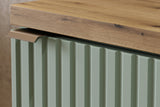 Badezimmer-Hängeschrank Linora Schilfgrün 30 × 57 × 39 cm mit 1 Tür – Ansicht 6