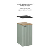 Badezimmer-Hängeschrank Linora Schilfgrün 30 × 57 × 39 cm mit 1 Tür – Ansicht 8