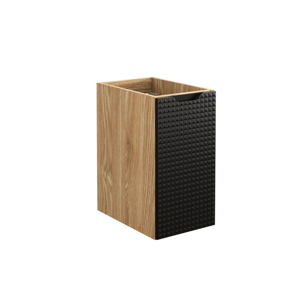 Badezimmer-Hängeschrank Luxera Schwarz matt 30 × 57 × 46 cm mit 1 Tür