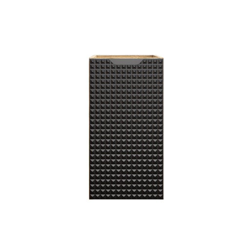 Badezimmer-Hängeschrank Luxera Schwarz matt 30 × 57 × 46 cm mit 1 Tür – Ansicht 2