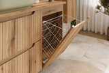 Badezimmer-Hängeschrank Novira Coast Evoke Eiche 40 × 57 × 39 cm mit Wäschekorb – Coast Evoke Eiche – Ansicht 6