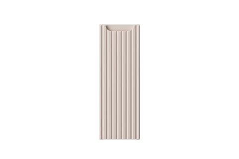 Badezimmer-Hängeschrank Novira Kaschmir matt 20 × 57 × 39 cm mit 1 Tür – Ansicht 2