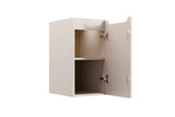 Badezimmer-Hängeschrank Novira Kaschmir matt 30 × 57 × 39 cm mit 1 Tür – Ansicht 3