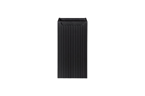 Badezimmer-Hängeschrank Novira Schwarz matt 30 × 57 × 39 cm mit 1 Tür – Ansicht 2
