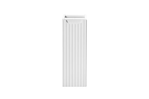 Badezimmer-Hängeschrank Novira Weiß matt 20 × 57 × 39 cm mit 1 Tür – Ansicht 2